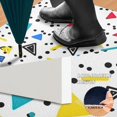 thumbnail image 2 of Yayeee Doormat for Indoor Entrance 32" x 20" Non Slippery Floor Rug, Colorful Triangles, 2 of 8