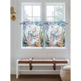 thumbnail image 2 of Octopus Coastal 2 Panel Kitchen Curtains for Small Windows, Summer Nautical Starfish Coral Ocean Bathroom Tier Curtain, Short Window Treatment for Bedroom/Living Room 55"x24", 2 of 6