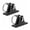 2 pack, variant on Marine Awning Mounting Set Bimini Top Deck Hinge Nylon Brackets and Stainless Fasteners for Sailboats Canopy