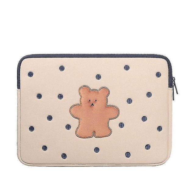 Funda para tableta HUOGUO Cartoon Dot para bolsas de aseo cosméticas de 13 pulgadas