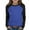 Blue, variant on KyCheLot Kids Girls T Shirts Casual Long Sleeve Tee Crewneck Color Block Cute Spring Blouses Tops 2-15 Years