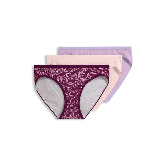 Jockey Organic Cotton Stretch Logo Bikini - 3 Pack