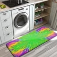 thumbnail image 3 of Colorful Tie Dye Star Flower Pattern Kitchen Rug Mat,Kitchen Runner Rugs Non Skid Washable,Decorative Kitchen Floor Mats for Kitchen,Sink,Laundry,17"x47.2", 3 of 7