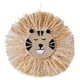 thumbnail image 2 of León Tigre Paja Decoración para colgar en pared Tapiz redondo Cabeza de animal Ratán Hecho a mano para el jardín Hogar Habitación Sa E Baoblaze Tapiz para colgar en la pared, 2 of 8