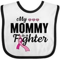 thumbnail image 3 of Inktastic Breast Cancer Awareness My Mommy is a Fighter Boys or Girls Baby Bib, 3 of 4