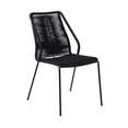 thumbnail image 2 of Fineline and Clip Indoor Outdoor 9 Piece Dining Set in Dark Eucalyptus Wood with Superstone and Black Rope, 2 of 5