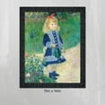 thumbnail image 7 of Girl with Watering Can by Pierre-Auguste Renoir Framed Home Decor Wall Art, Fantastic Girls Room Wall Decor, 11x14, 2406CH, 7 of 7
