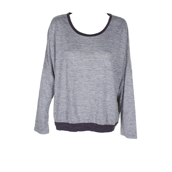 Alfani Womens Light Heather French Terry Pajama Top XL