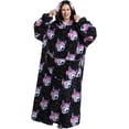 thumbnail image 2 of Oversized Blanket Hoodie,Adult Snuggle Fleece Wearable Blanket Fluffy Giant Hooded Sweatshirt, 2 of 7