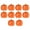 Type C, variant on Homelife 10Pcs Halloween Pumpkin Paper Plates Festive Tableware Halloween Thanksgiving Oil Resistant Dinner Plates for Harvest Parties