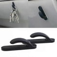 thumbnail image 3 of 1Pcs New Style Mini Small Holder Convenient Black Auto SUV Car Truck Self Adhesive Hook Hanger Bag Purse Organizer Car Interior, 3 of 5