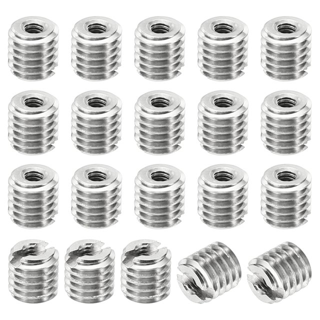 Unique Bargains Adaptateurs de Filetage Manchon Réducteur Écrou 20 Pcs M5x0.8 Mâle à M2x0.4 Femelle Réparation Insert Écrou 5mm