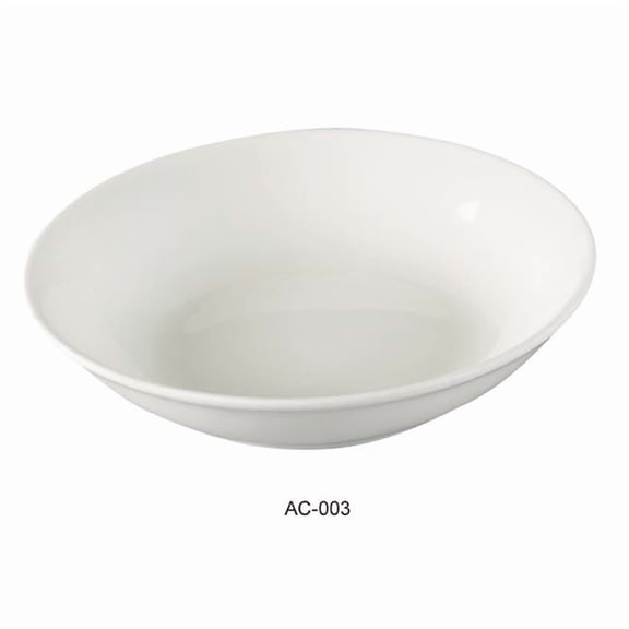 Yanco AC-003 3.25 in. ABCO Porcelain Small Dish, Super White Color - 2 oz - Pack of 72
