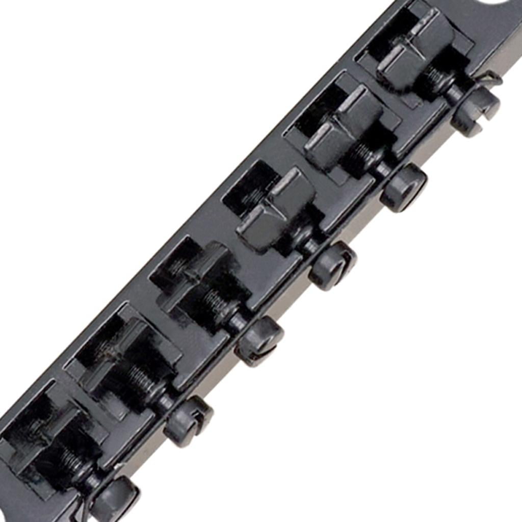 Dualoai Bridge & Stop Tail Bar for LP EPI Electric Guitar Parts - Black
