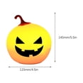thumbnail image 3 of TopLLC Remote Control Silicone Night Light，Pumpkin Lantern Halloween USB Colorful Charging Light Holiday Night Light, 3 of 5