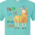 thumbnail image 4 of Inktastic Cute Christmas Fa Lla Llama T-Shirt, 4 of 5