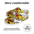 thumbnail image 6 of Yiaed Cute Dog Print Slippers Fuzzy Warm Cozy Slippers Non Slip House Slippers For Indoor Outdoor Slippers House Slippers-11, 6 of 7