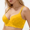 thumbnail image 4 of Womens Bras Underwire Push Up Bras for Women Lace Splice Lightly Lined Casual Everyday Underwear Tshirt Bra, 4 of 6