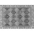 thumbnail image 1 of Ahgly Company Indoor Rectangle Abstract Gray Modern Area Rugs, 7' x 9', 1 of 4