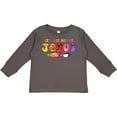 thumbnail image 3 of Inktastic Jelly Bean Jesus Boys or Girls Long Sleeve Toddler T-Shirt, 3 of 5