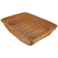 thumbnail image 4 of Miangastore 1pc Imitation Rattan Woven Basket Bread Basket Food Storage Basket for Bakery, 4 of 8