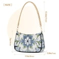 thumbnail image 3 of FORMRS Womens Shoulder Bag with Chain Strap Clutch Purse Cute Tote Handbag, Green Floral, 3 of 7