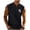 Black, variant on Bpyeka Men's Stand Collar Partial Button Sleeveless Henley Tank Tops, Palm Tree Graphic Casual Athletic Shirts for Running Workout & Summer Daily Wear, S-3XL