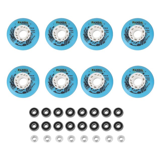 Ruedas de patinaje 8pcs 76mm 88a Roda Inline R S Wheel
