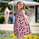 thumbnail image 5 of Balery heart with cow Camisón de princesa para niñas, pijama de algodón con mangas abullonadas, suave y bonito.-Medium, 5 of 6