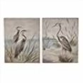 thumbnail image 3 of Two's Company Ensemble de 2 Oiseaux de Rivage Art Mural Peint à la Main, 3 of 4
