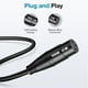 thumbnail image 5 of Cables de micrófono XLR InnoGear de 15 pies, paquete de 2, macho a hembra, 5 of 7