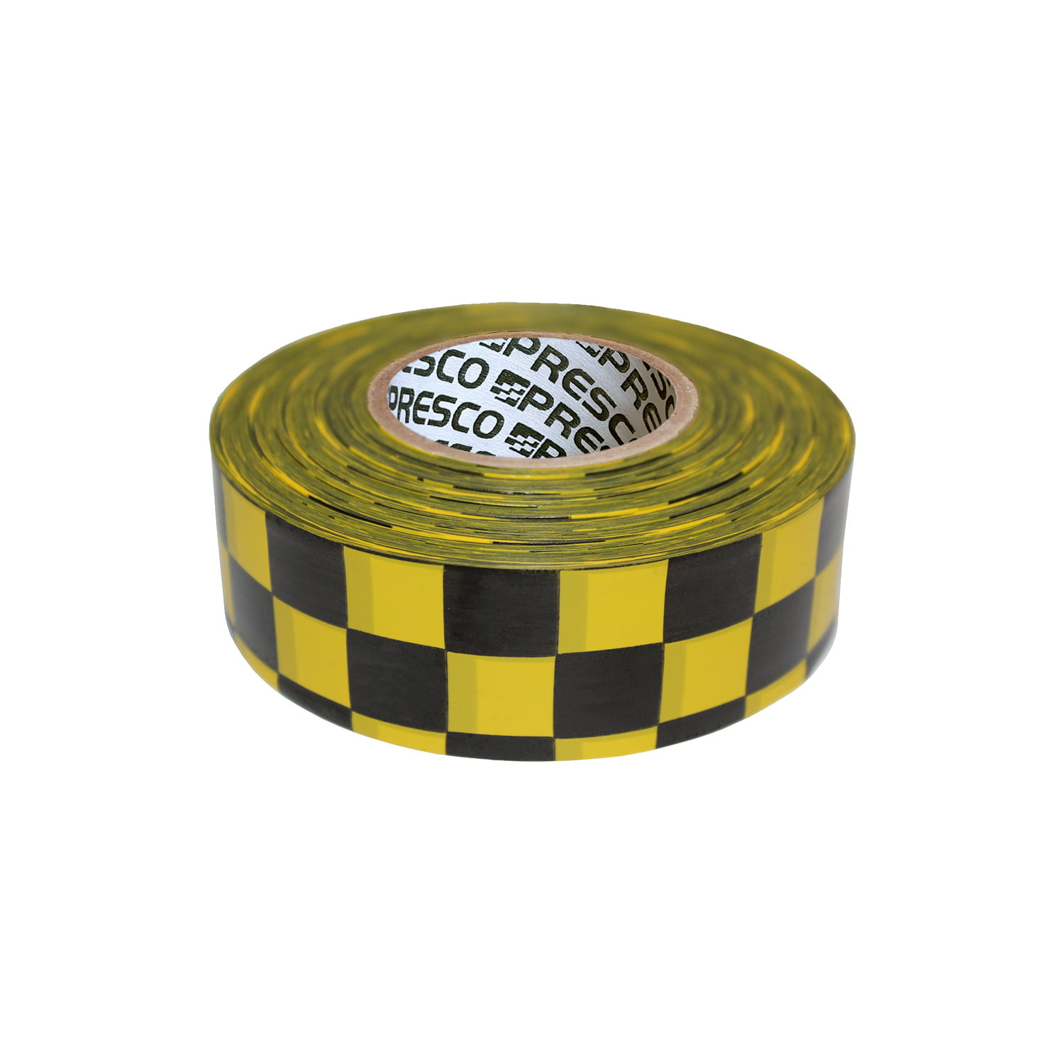 2 Inch Wide Yellow and Black Low Vision Checkerboard Adhesive Tape 