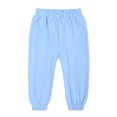 thumbnail image 3 of SonxaHe Little Boy Girl Pants Thick Lined Jogger Soft Leggings Child Winter Warm Unisex Pants Blue,Sized 5-6, 3 of 3