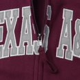 thumbnail image 2 of Women's Stadium Athletic Maroon Texas A&M Aggies Arched Name Full-Zip Hoodie, 2 of 3
