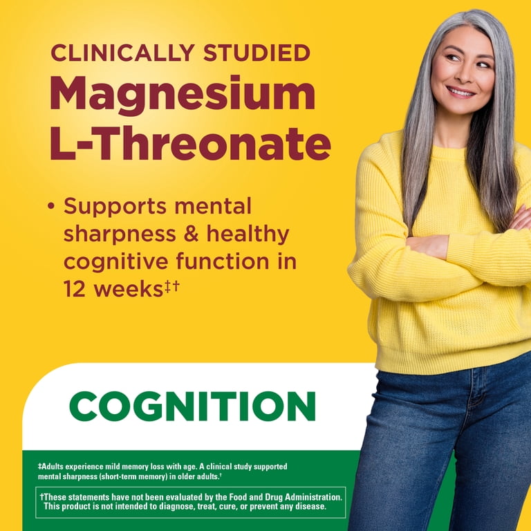 Nature Made Magtein Magnesium L-Threonate, 75 Capsules photo 4