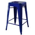 thumbnail image 3 of AmeriHome Loft Blue 24 in. Metal Bar Stool - 3 Piece, 3 of 5