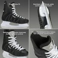 thumbnail image 2 of Stealth Ice Hockey Skates - Perfect for Recreational Ice Skating and Hockey - True-to-Size Fit and Moisture Resistant Liner Ice Skates for Men, 2 of 10