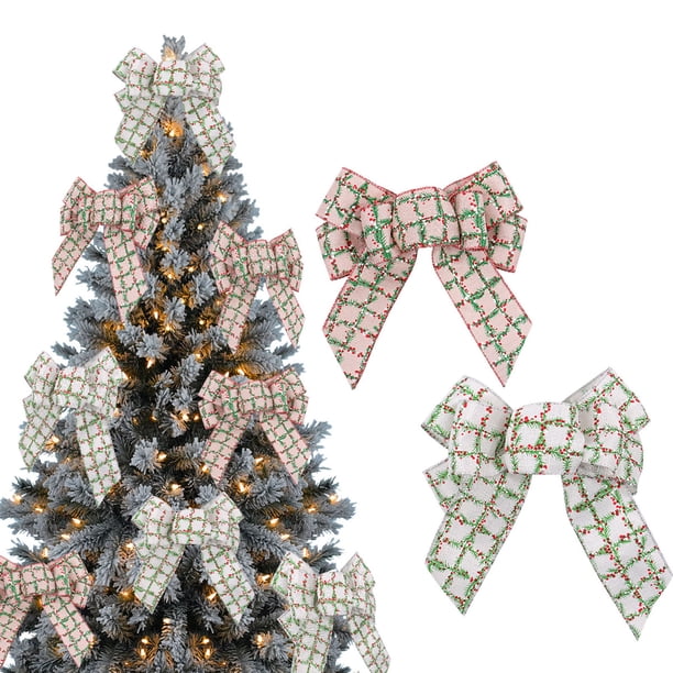 Ganfancp Arco de Navidad Guirnalda Decoración Diy Árbol de Navidad Arco Fiesta Decoración Colgante Ofertas Del Día 1X Pajarita