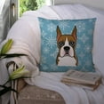 thumbnail image 3 of Carolines Treasures BB1657PW1414 Snowflake Boxer Fabric Decorative Pillow, 3 of 4