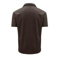 thumbnail image 3 of Ceisia Men's Slim Fit Short Sleeve Cotton Polo Shirt Multi-Color Ribbed Stand Collar Spring Summer Shirt Gift, 3 of 6