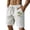 White@GC@, variant on CONZONE Mens Casual Linen Shorts Elastic Waist Drawstring Summer Shorts for Men Hawaii Graphic Y2K Lightweight Loose Fit Vacation Beach Shorts With Pockets