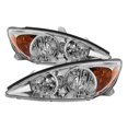 thumbnail image 1 of For 02-04 Toyota Camry TD Crystal Headlights (Chrome) TD-HD-JH-TCAM02-AM-C, 1 of 3