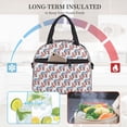 thumbnail image 4 of Fotbe Donkey Bolsa de Almuerzo con Estampado, Lonchera Aislada, Contenedores de Comida Reutilizables Tipo Cooler a Prueba de Fugas, 4 of 7