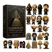 Christmas STUDIO GHIBLI 2D Advent Calendar Xmas Tree Ornaments 24 Pairs Blind Box Funny Figure Mystery Collectible Toy Set New Year Holiday Party Decor