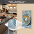 thumbnail image 5 of Yayeee Duplex Wall Plate 1-Gang 4.5"x2.7" Home Receptacle Light Switch Decorative Outlet Cover, Art Goldfish, 5 of 7