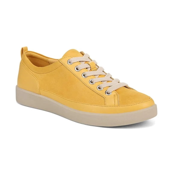 Vionic Women's Winny, Butter Yellow Suede, 6.5, Medium