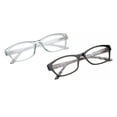thumbnail image 6 of Rz by Rachel Zoe Womens Cateye Reading Glasses with Case, Black/Light Crystal Teal, Joni +3.00, 6 of 15