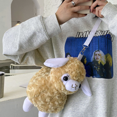 thumbnail image 7 of Jiibva Cute Sheep Crossbody Bag Cartoon Animal Purse Handbags Plush Bag Cartoon Lamb Shoulder Bag Messenger Bag for Women, 7 of 7