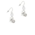 thumbnail image 2 of Delight Jewelry Silvertone Large True Love Waits Heart Silvertone Leaf French Earrings, 2 of 5