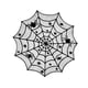 thumbnail image 3 of Mantel redondo de telaraña para Halloween, mantel de telaraña, mantel de telaraña Arañas estrellas de 102 cm, 3 of 9